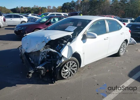 2017 Toyota Corolla Le из США, поврежденный, VIN 5YFBURHE8HP579824